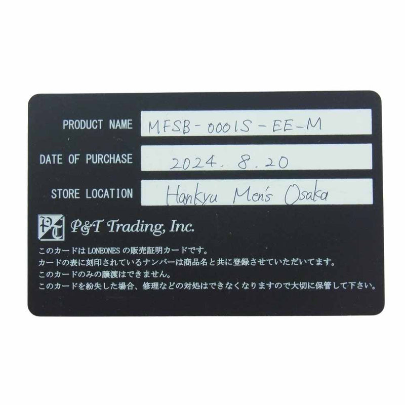 LONE ONES ロンワンズ MFSB-0001S-EE-M 販売証明書カード付 イーグルビードS イーグルアイ6mm ブレスレット グレー系 シルバー系【中古】