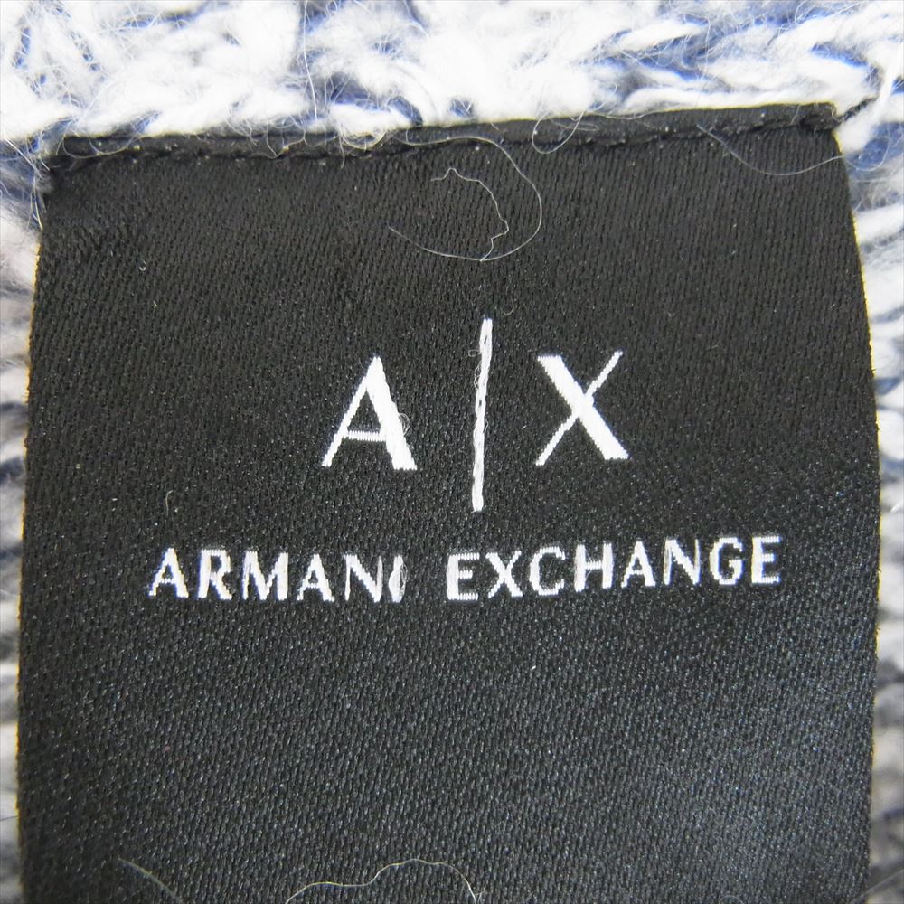 ARMANI EXCHANGE アルマーニエクスチェンジ 6ZZM2C ZME6Z クルーネック   プルオーバー ニット セーター グラデーション USA XS【中古】