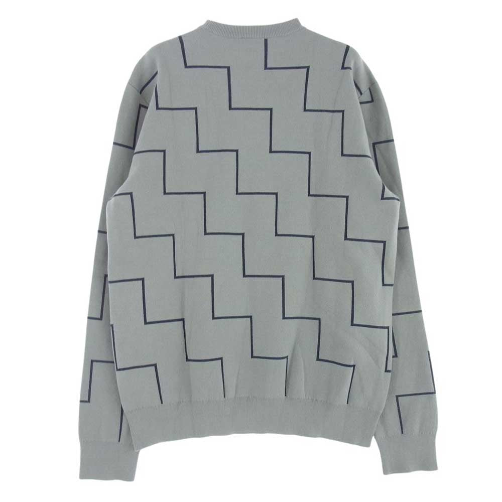 ARMANI EXCHANGE アルマーニエクスチェンジ 6KZM1E ZM1DZ Regular Fit  Sweater クルーネック プルオーバー ニット セーター グレー グレー系 S【中古】