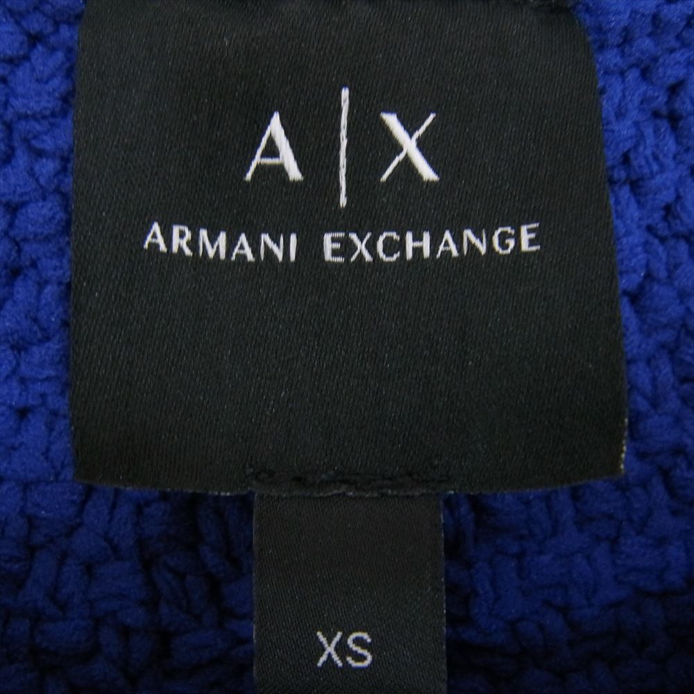 ARMANI EXCHANGE アルマーニエクスチェンジ 6GZM2H ZMR8Z クルーネック プルオーバー ケーブル ニット セーター XS【中古】