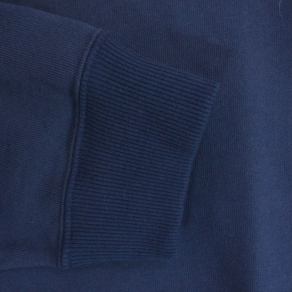 クオン 112CS032101 BORO Banded Arm Sleeve Sweatshirt 襤褸 ボロ バンデッド パッチワーク スリーブ スウェット ネイビー系 M【新古品】【未使用】【中古】