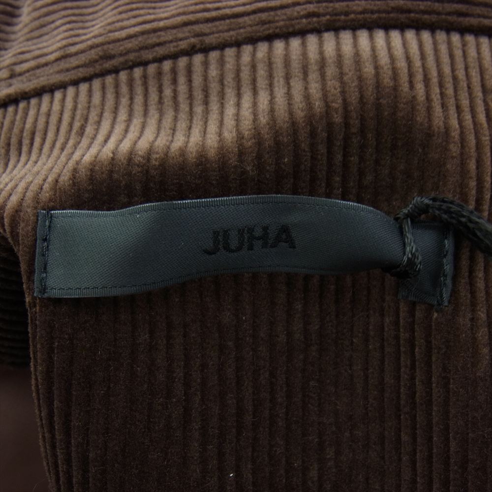 ユハ 10180202 ORGANIC CORDUROY RIDING JACKET オーガニック コットン コーデュロイ ライディング ジャケット ブラウン系 4【極上美品】【中古】
