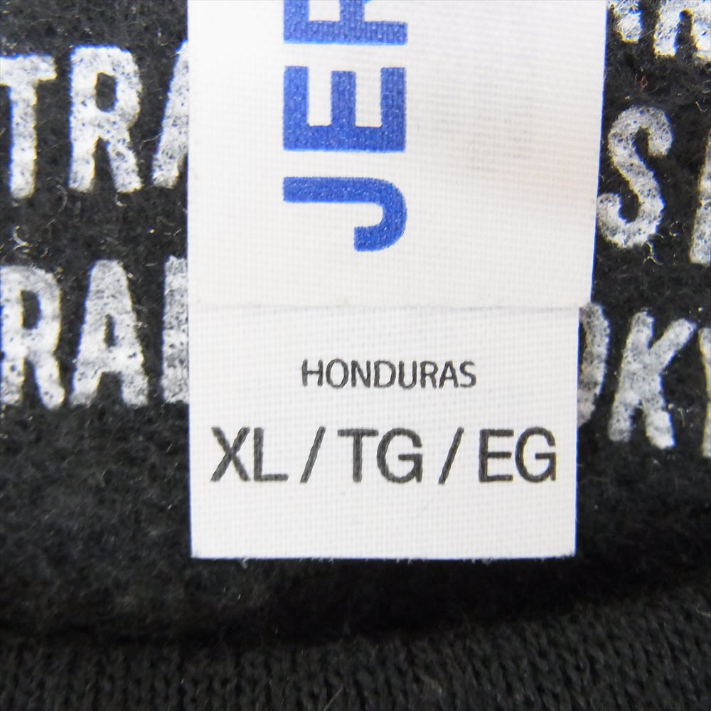 WACKO MARIA ワコマリア なるきよ-WM-SS02 SWEAT SHIRT やらせろ 天国 プリント クルーネック スウェット ブラック系 XL【新古品】【未使用】【中古】