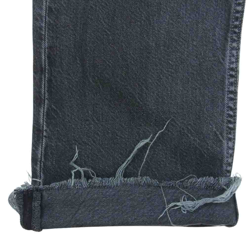 Levi's リーバイス 501 フェイド コットン ブラック デニム ブラック系 29【中古】