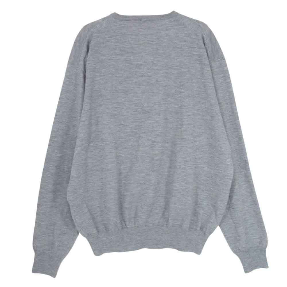 AURALEE オーラリー 24SS A24SC01CT CASHMERE HARD TWIST KNIT CARDIGAN カシミア カシミヤ ハードツイスト ニット カーディガン グレー系 4【中古】