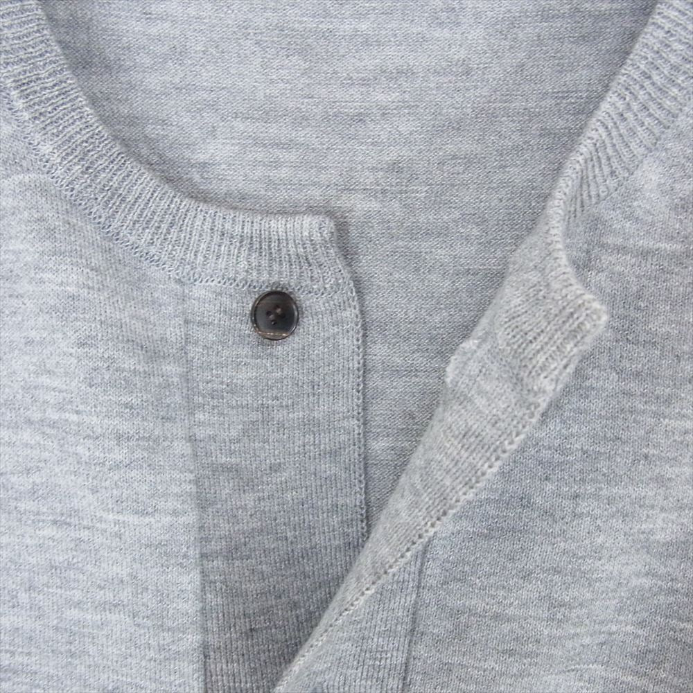 AURALEE オーラリー 24SS A24SC01CT CASHMERE HARD TWIST KNIT CARDIGAN カシミア カシミヤ ハードツイスト ニット カーディガン グレー系 4【中古】