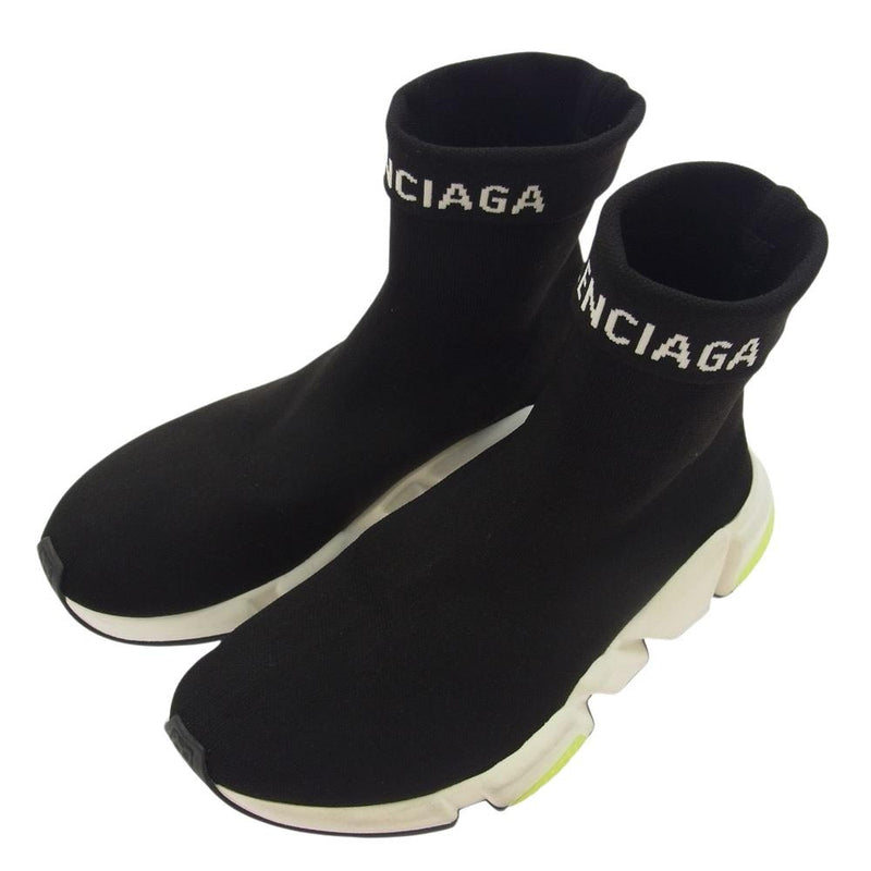 BALENCIAGA バレンシアガ スピードトレーナー ハイカット ソックススニーカー  ブラック系 27.5cm【中古】