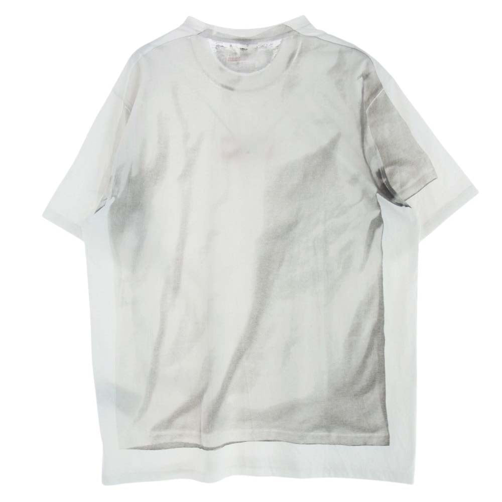 Supreme シュプリーム 24SS × MM6 Maison Margiela Box Logo Tee エムエムシックス メゾンマルジェラ ボックスロゴ 半袖 プリント Tシャツ グレー系 XXL【美品】【中古】