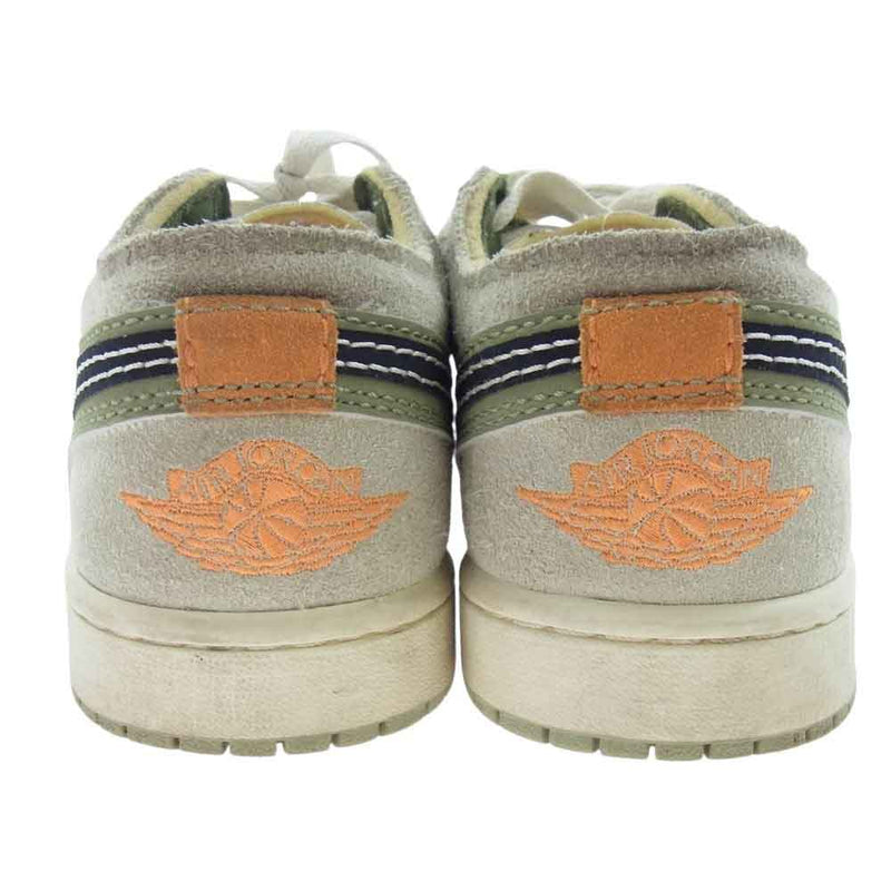 NIKE AIR JORDAN ナイキ ジョーダン FD6819-300 Air Jordan 1 Low SE Craft Light Olive Black AJ1 エアジョーダン ロー クラフト ライトオリーブ ブラック スニーカー グリーン系 26cm【中古】