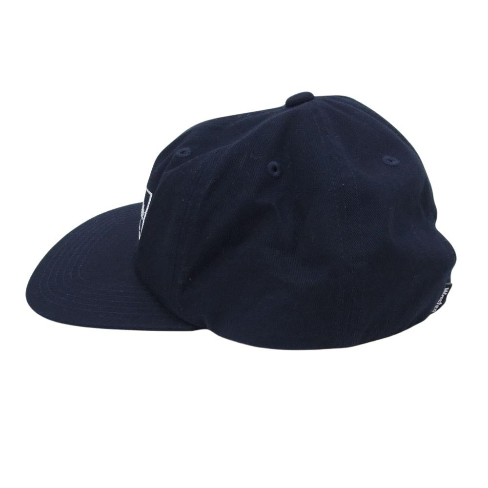 ウェステッドユース WY25GD011 6 PANEL CAP ロゴ刺繍 6パネル キャップ ネイビー系【極上美品】【中古】