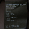 UNDERCOVER アンダーカバー 23AW UC2C4203 アーガイル 襟レザー切替 ダブルジップ フリンジ ウール 縮絨 ブルゾン ブラウン系 5【中古】