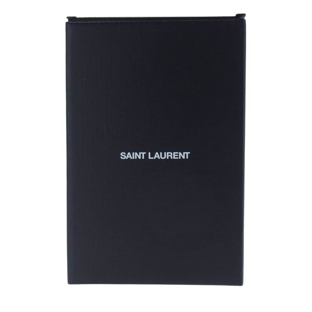 SAINT LAURENT サンローラン 692534 サンローラン パリロゴ 蓋付き コップ カップ タンブラー ブラック系 クリア系【新古品】【未使用】【中古】