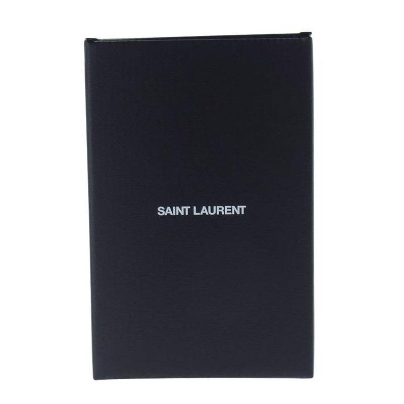 SAINT LAURENT サンローラン 692534 サンローラン パリロゴ 蓋付き コップ カップ タンブラー ブラック系 クリア系【新古品】【未使用】【中古】