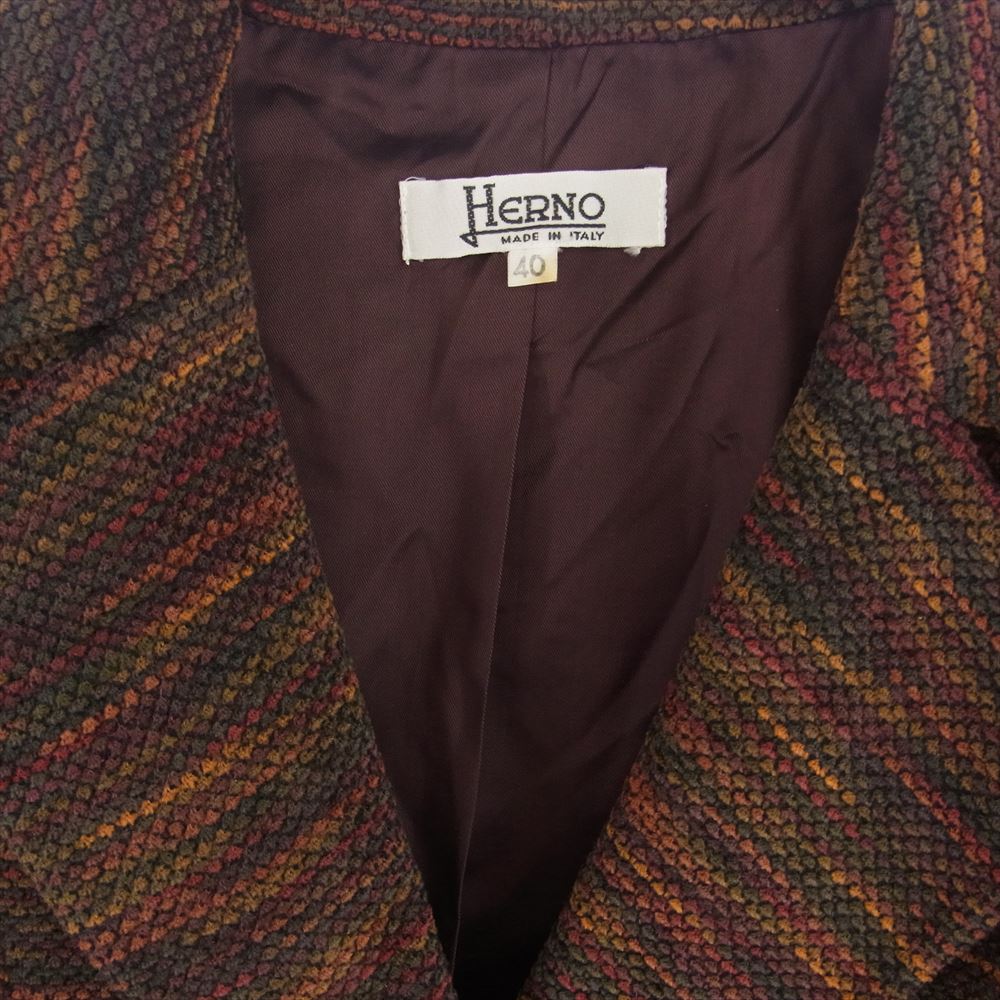 Herno ヘルノ 3B テーラード ジャケット 40【中古】