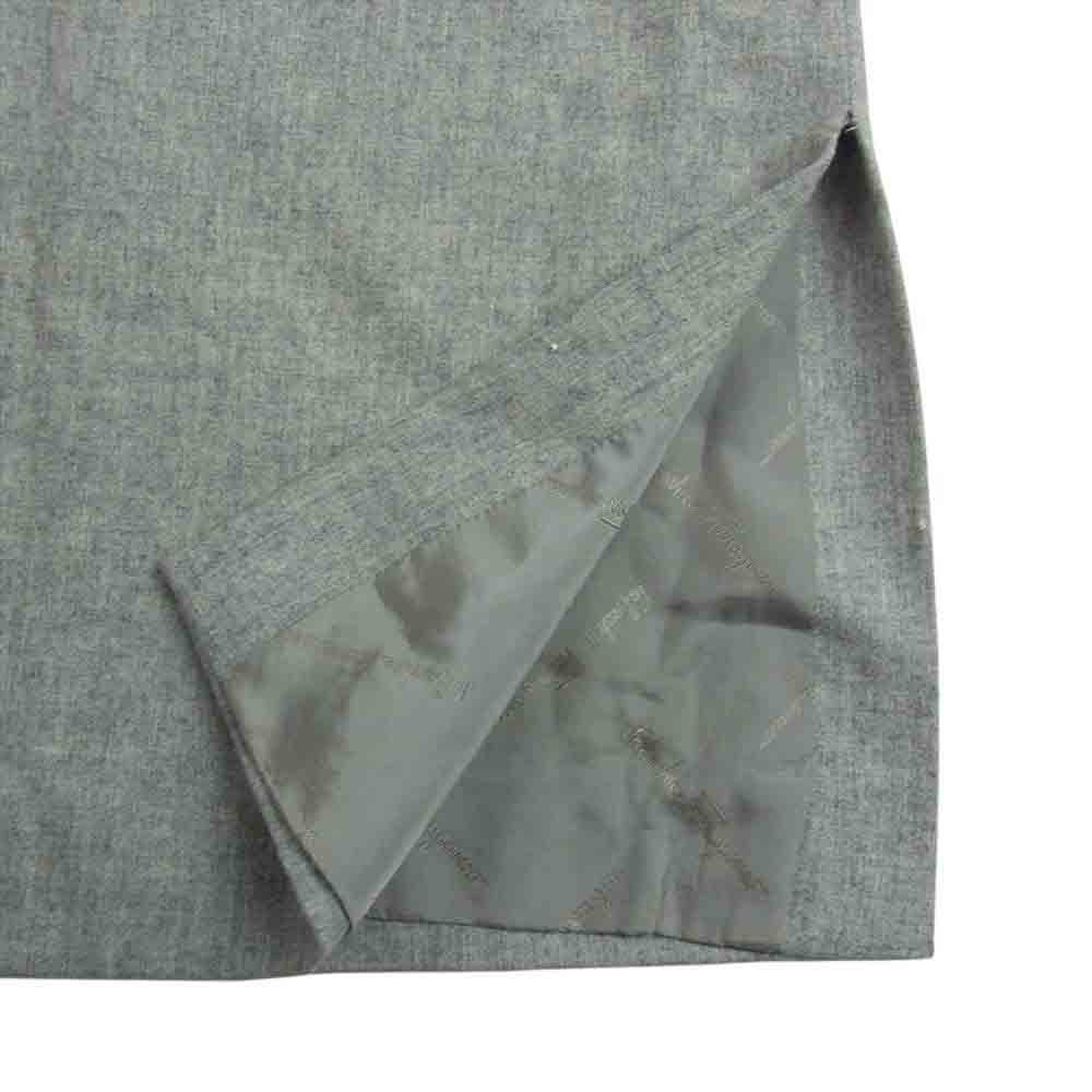 Salvatore Ferragamo サルヴァトーレフェラガモ ウール カシミヤ混 スカート グレー系 42 US8【中古】