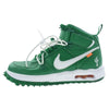 NIKE ナイキ × Off-White オフホワイト DR0500-300 Air Force 1 Mid SP LTHR Pine Green エアフォース1 ミッド パイングリーン スニーカー グリーン系 28cm【中古】