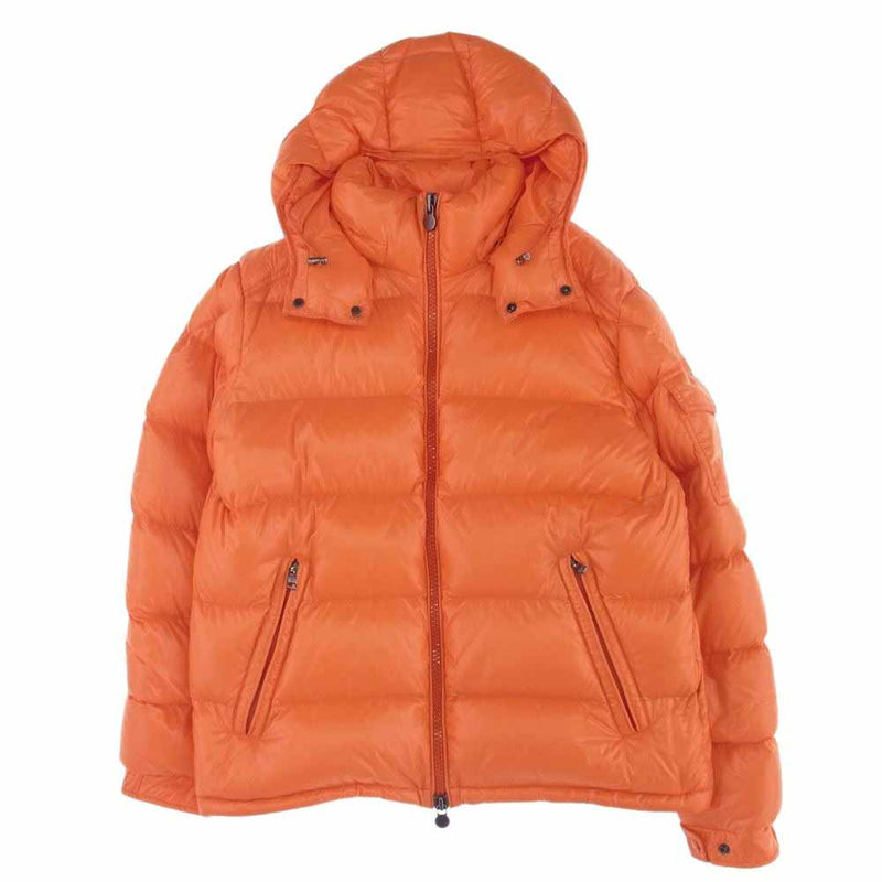 MONCLER モンクレール G20911A53600 国内正規品 MAYA マヤ ロゴワッペン ダウン ジャケット オレンジ系 3【中古】