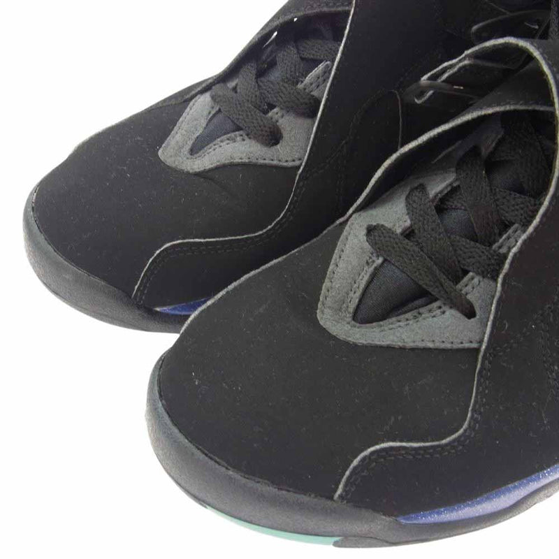 NIKE ナイキ 305381-025 Air Jordan 8 Retro Aqua (2015) エアジョーダン8 レトロ アクア スニーカー ブラック系 27.5cm【中古】