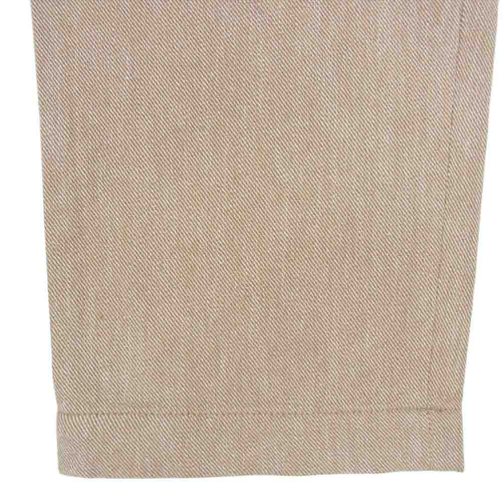 45R 80360201 日本製 コットン テーパードパンツ ブラウン系 サイズ表記無【中古】