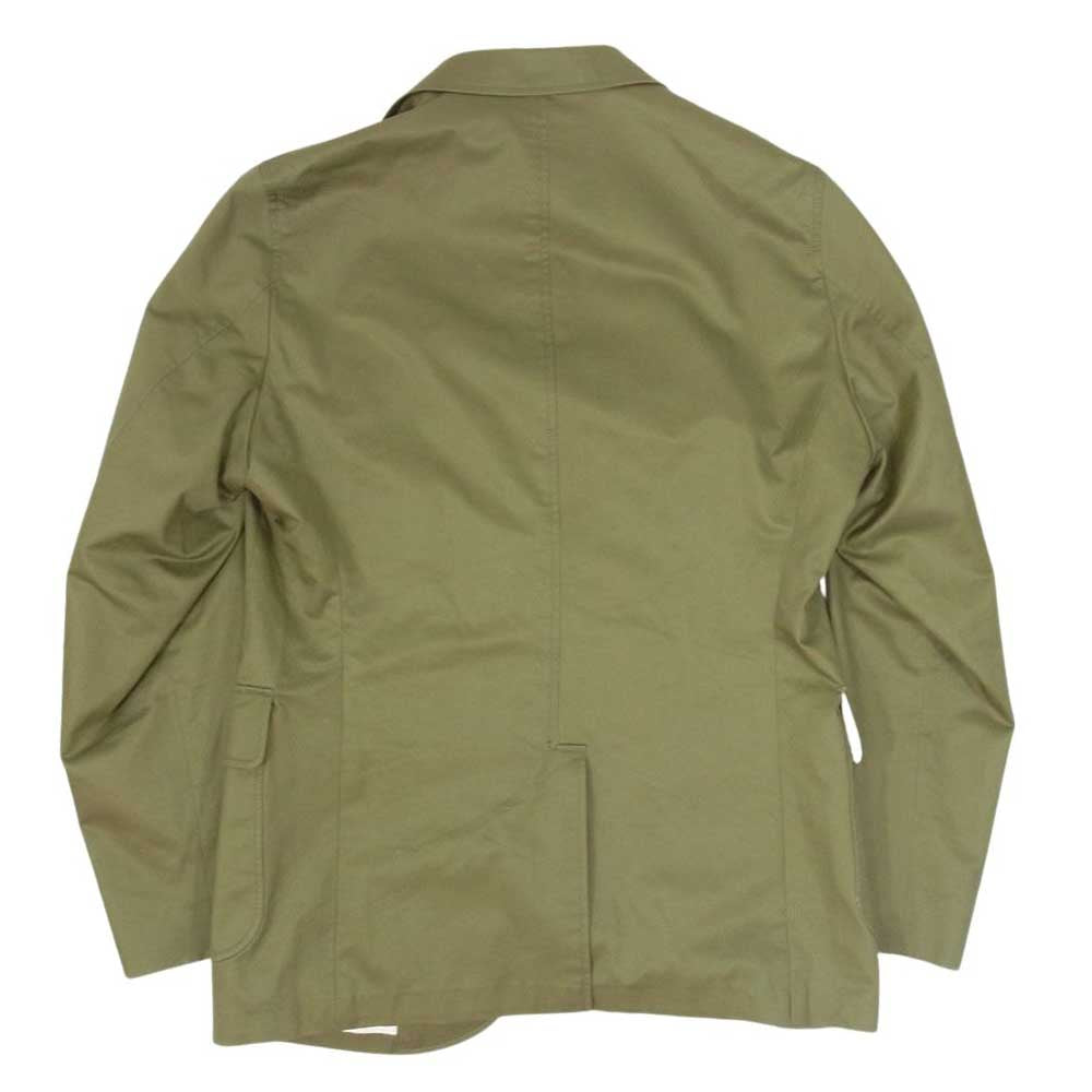 BEAMS ビームス 38-16-0177-803 22S-BP013 3B Jacket 80/3 Twill 3ボタン テーラードジャケット カーキ系 M【中古】