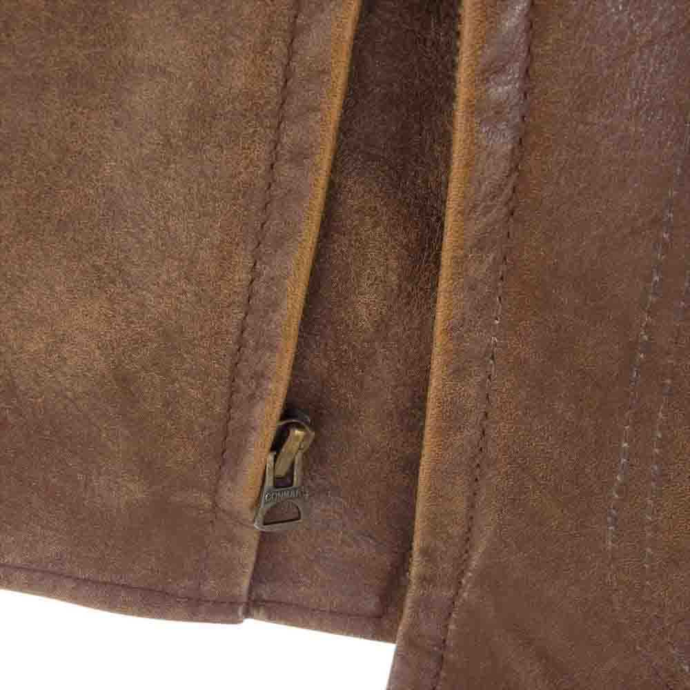POLO RALPH LAUREN ポロ・ラルフローレン 【難有り】90s カウレザー ライダース ジャケット ライトブラウン系 L【中古】 POLO RALPH LAUREN ポロ・ラルフローレン 【難有り】90s カウレザー