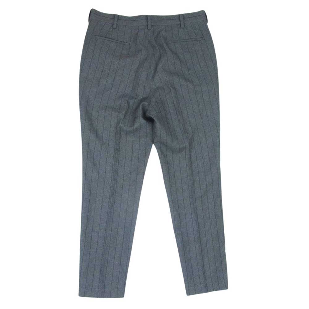 サノバチーズ 21AW SC2120-PN12 WP Stripe Slacks ストライプ スラックス パンツ グレー系 M【中古】