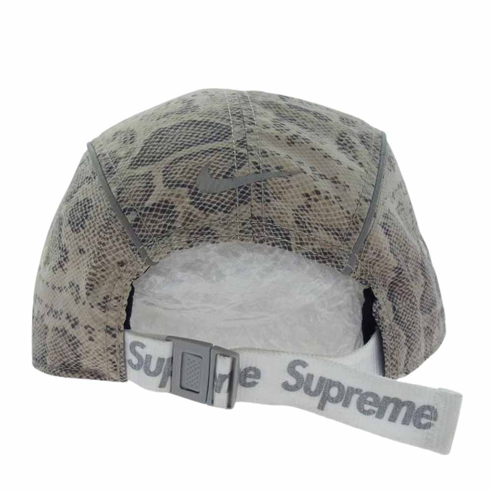 Supreme シュプリーム 16SS × NIKE AIR MAX RUNNING CAP ナイキ エアマックス スネーク柄 キャップ 帽子【中古】