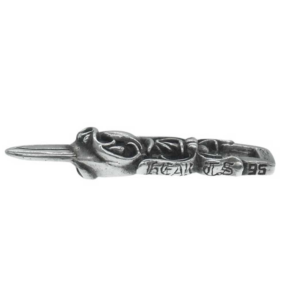 CHROME HEARTS クロムハーツ（原本無） DAGGER HEART ダガー ハート ペンダントトップ【中古】