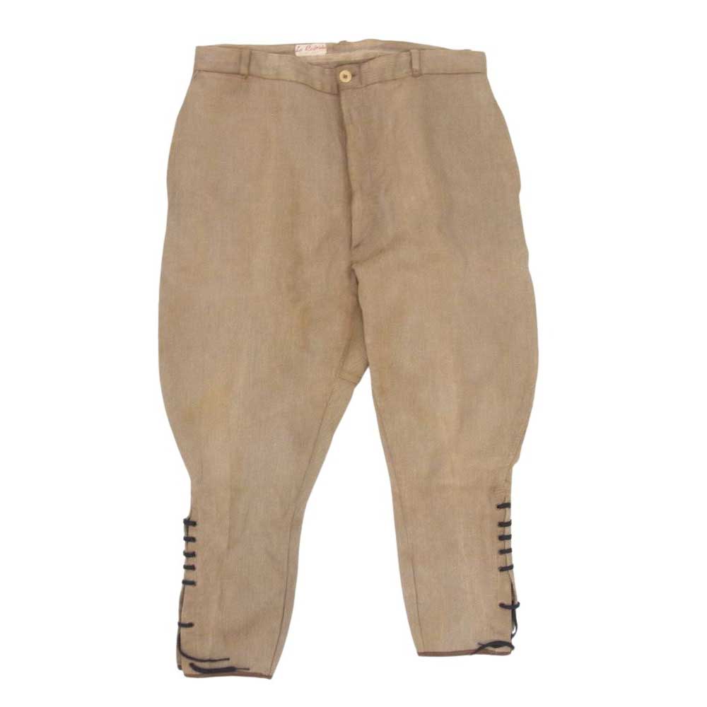 ヴィンテージ ヴィンテージ 40s 50s La Redoute roubaix ピケ ジョッパーズ パンツ ブラウン系 サイズ表記無【中古】