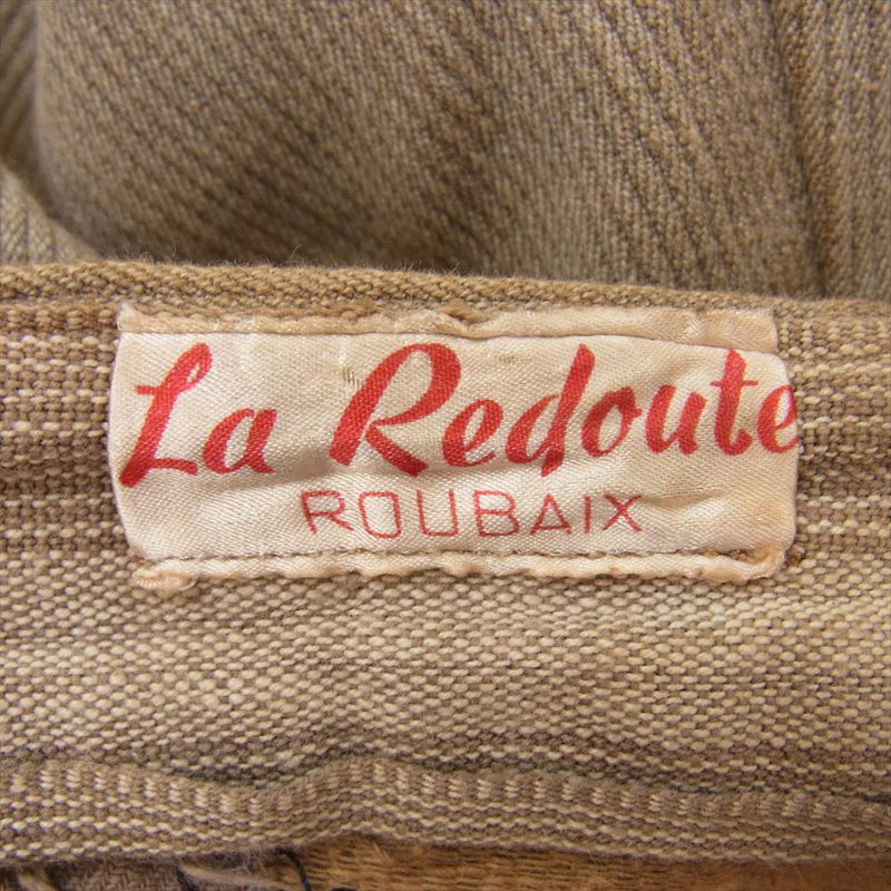 ヴィンテージ ヴィンテージ 40s 50s La Redoute roubaix ピケ ジョッパーズ パンツ ブラウン系 サイズ表記無【中古】