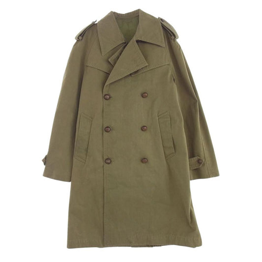 ヴィンテージ 実物 スペイン軍 トレンチコート カーキ系【中古】