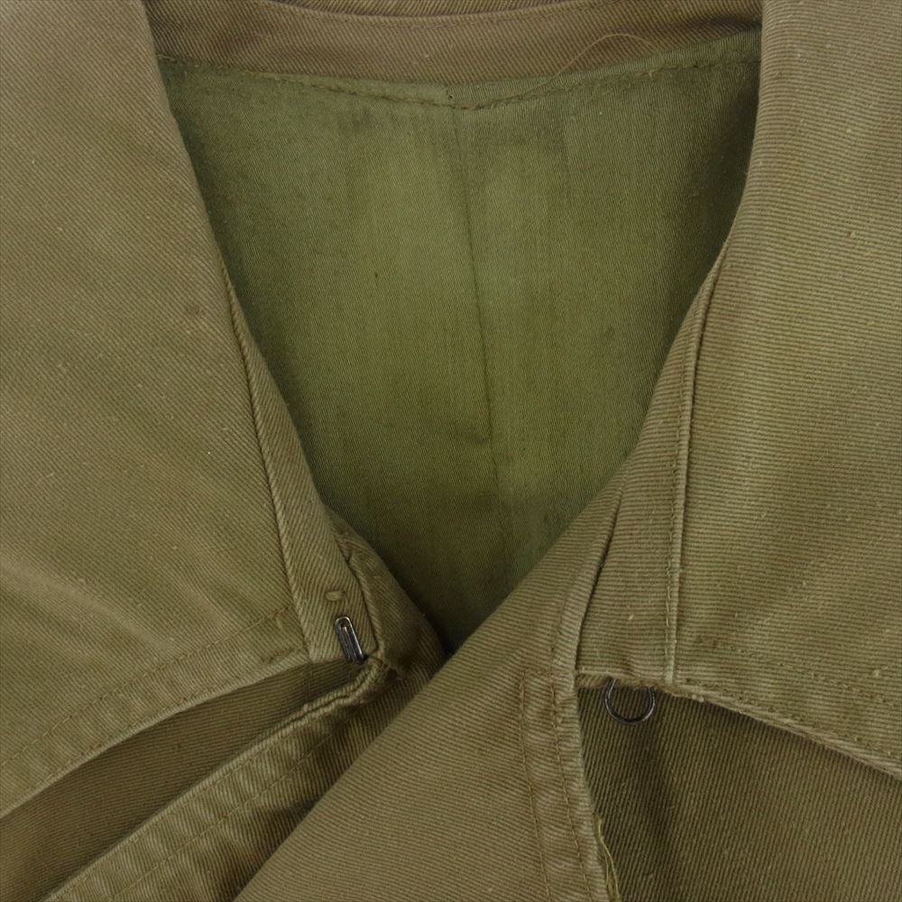 ヴィンテージ 実物 スペイン軍 トレンチコート カーキ系【中古】