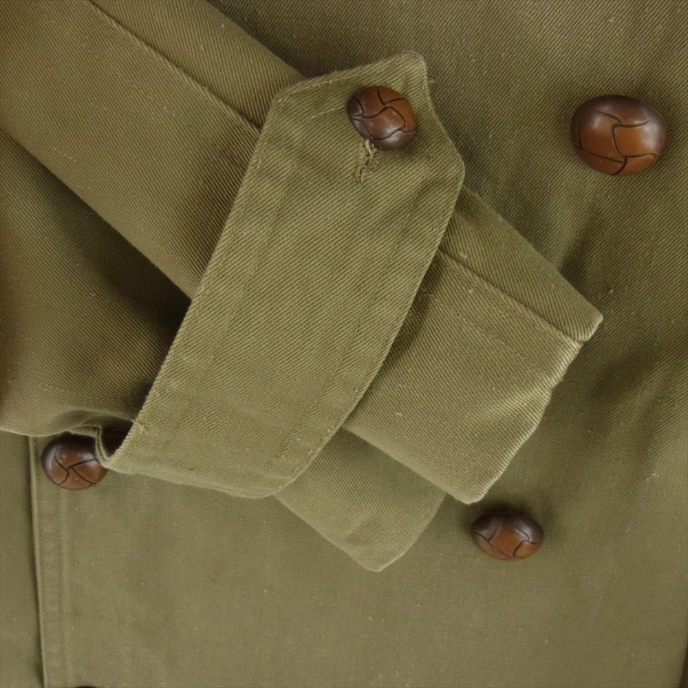 ヴィンテージ 実物 スペイン軍 トレンチコート カーキ系【中古】