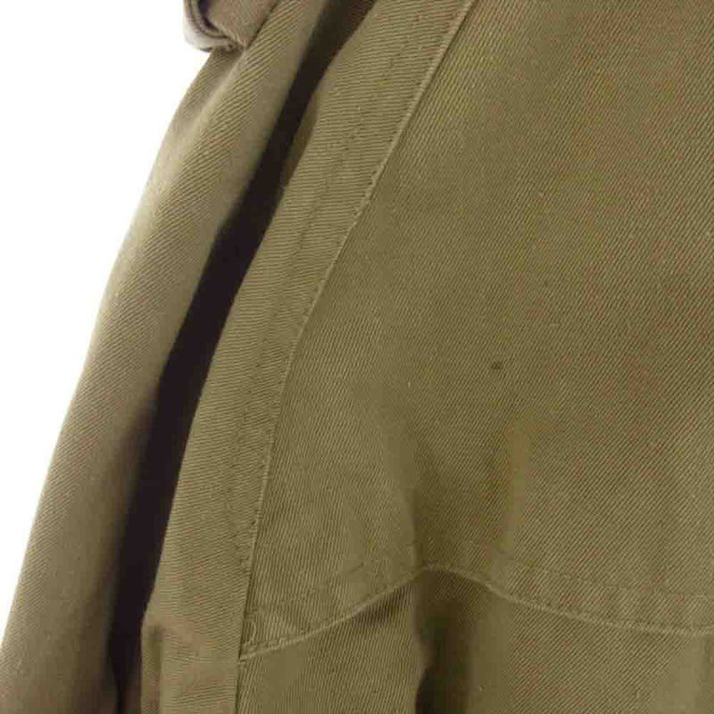 ヴィンテージ 実物 スペイン軍 トレンチコート カーキ系【中古