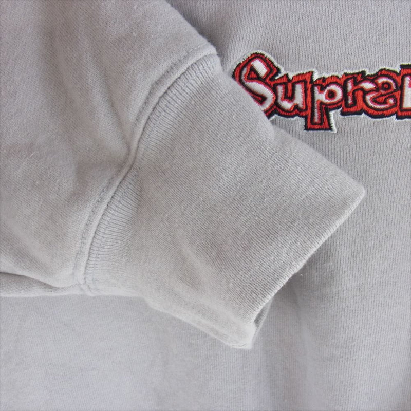 Supreme シュプリーム 21SS Gonz Logo Crewneck ゴンズ ロゴ クルーネック スウェット トレーナー グレー系 M【中古】