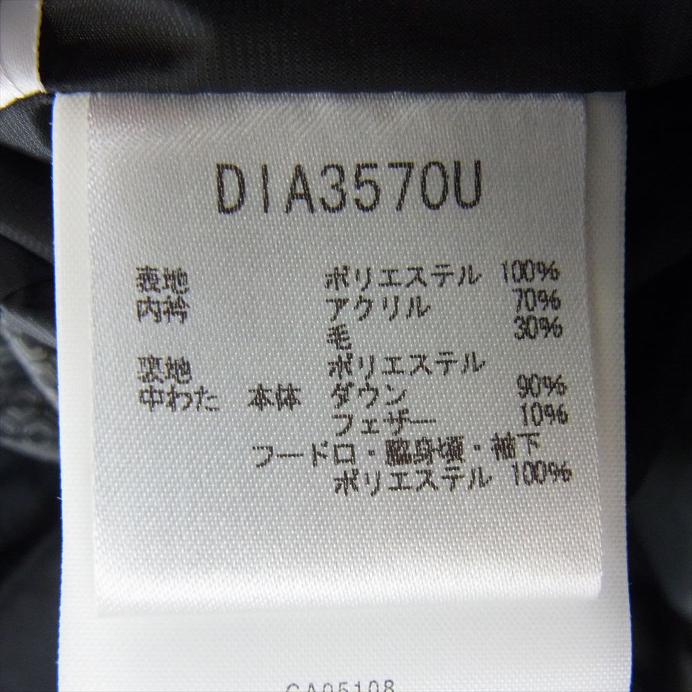 DESCENTE デサント DIA3570U ALLTERRAIN MIZUSAWA MOUNTAINEER マウンテニア DOWN JACKET オルテライン 水沢 ダウン ジャケット ブラック系 M【中古】