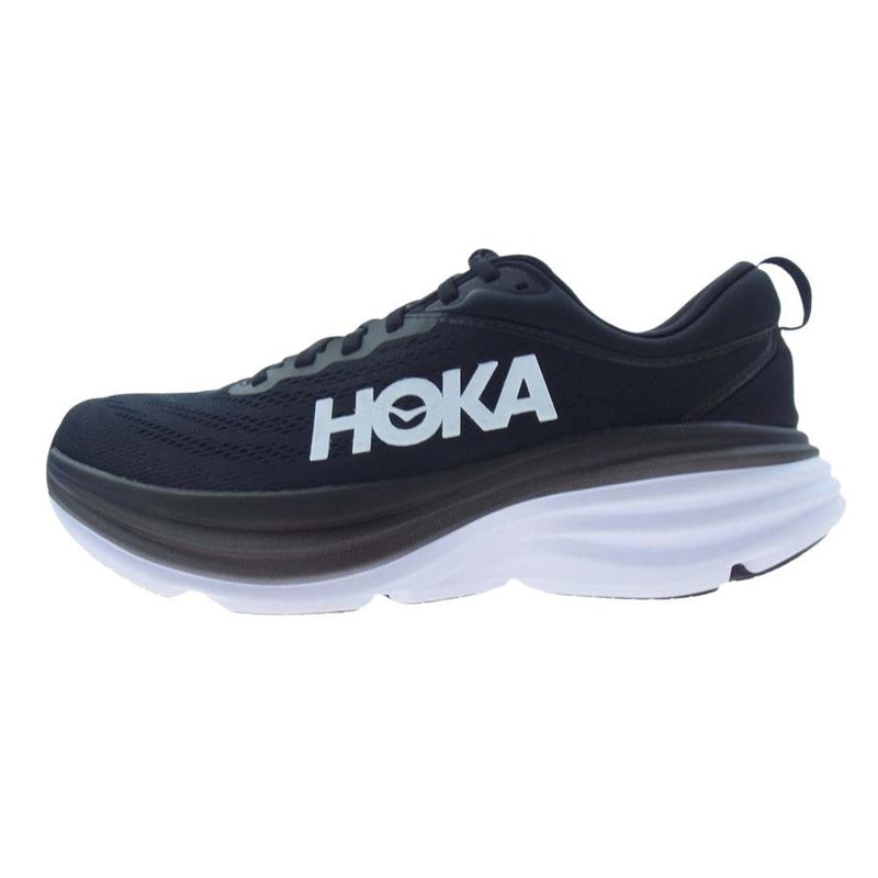 HOKA ONE ONE ホカ オネオネ 1123202 BONDI 8 ボンダイ 8 ランニング シューズ  スニーカー ブラック系 27cm【美品】【中古】