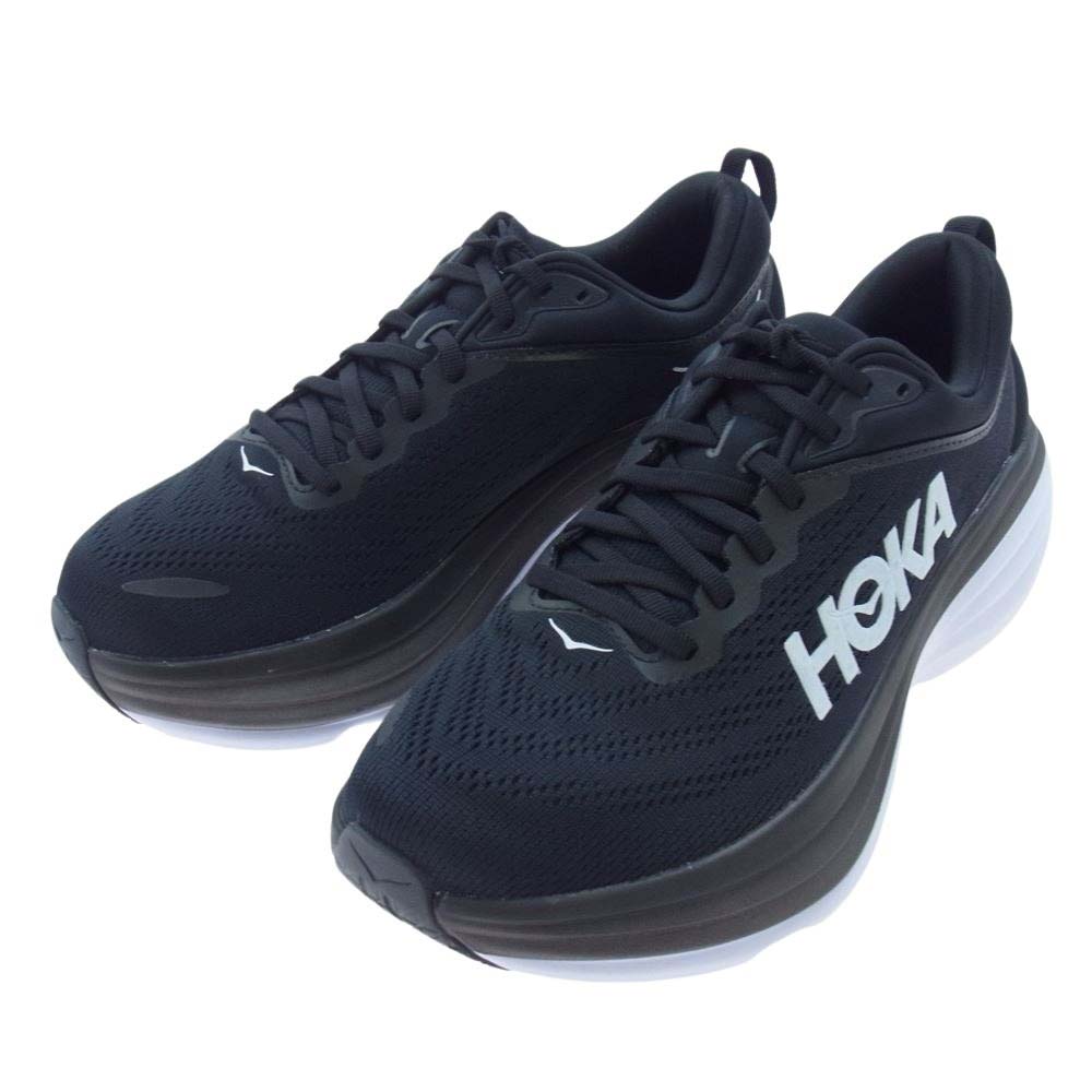 HOKA ONE ONE ホカ オネオネ 1123202 BONDI 8 ボンダイ 8 ランニング シューズ  スニーカー ブラック系 27cm【美品】【中古】