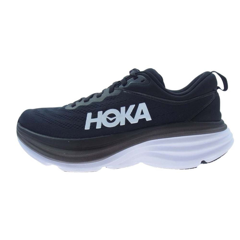 HOKA ONE ONE ホカ オネオネ 1123202 BONDI 8 ボンダイ 8 ランニング シューズ スニーカー ブラック系 26cm【極上美品】【中古】