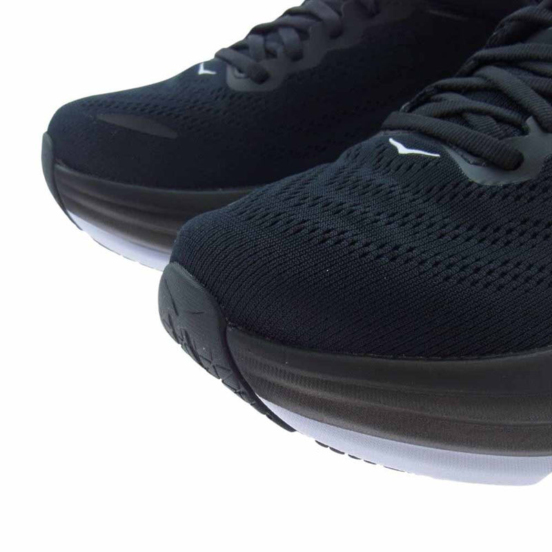 HOKA ONE ONE ホカ オネオネ 1123202 BONDI 8 ボンダイ 8 ランニング シューズ スニーカー ブラック系 26cm【極上美品】【中古】