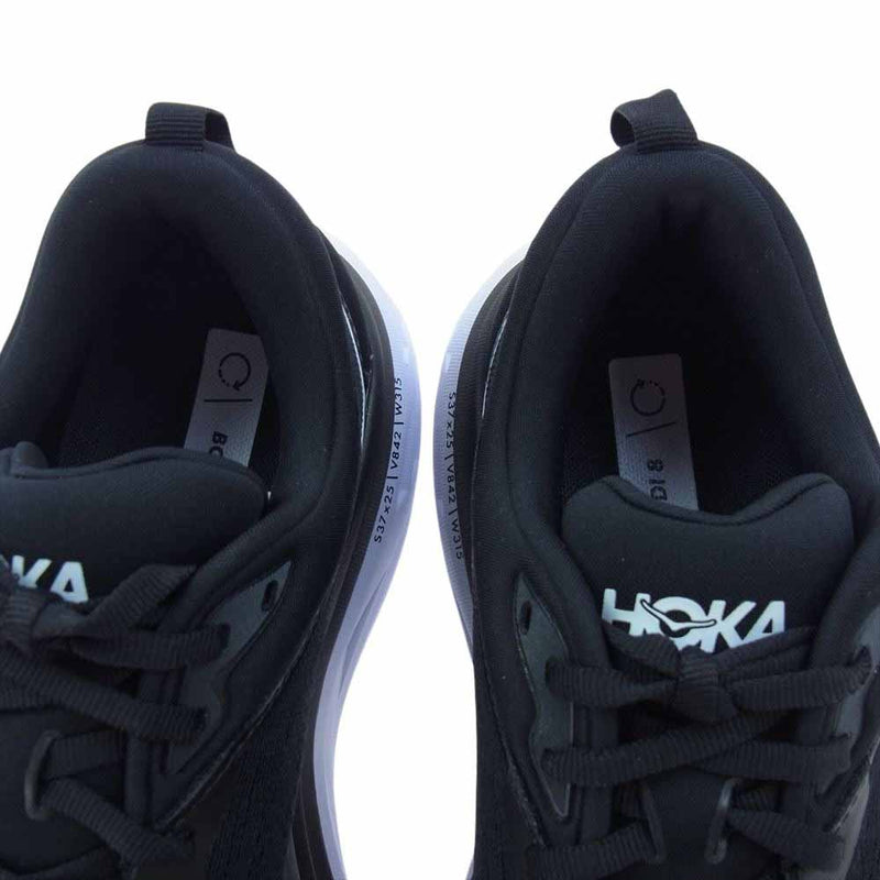 HOKA ONE ONE ホカ オネオネ 1123202 BONDI 8 ボンダイ 8 ランニング シューズ スニーカー ブラック系 26cm【極上美品】【中古】