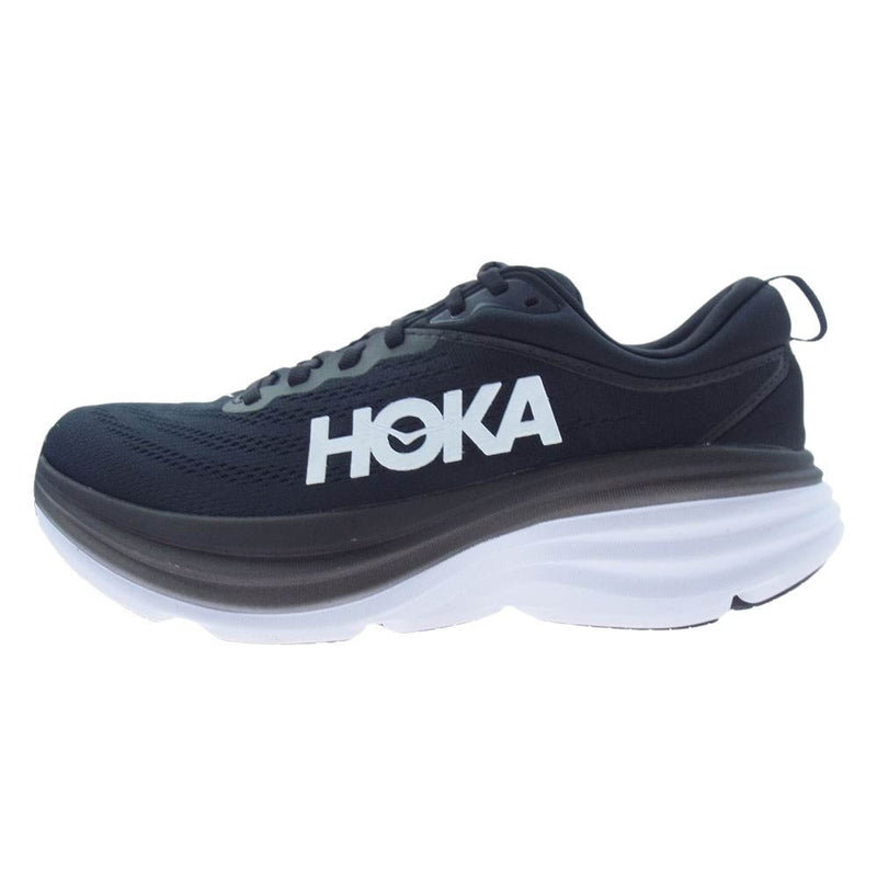 HOKA ONE ONE ホカ オネオネ 1123202 BONDI 8 ボンダイ8 ランニング シューズ  スニーカー ブラック系 27cm【極上美品】【中古】