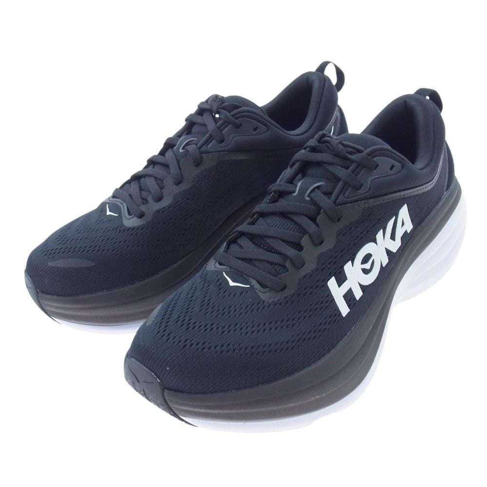 HOKA ONE ONE ホカ オネオネ 1123202 BONDI 8 ボンダイ8 ランニング シューズ  スニーカー ブラック系 27cm【極上美品】【中古】