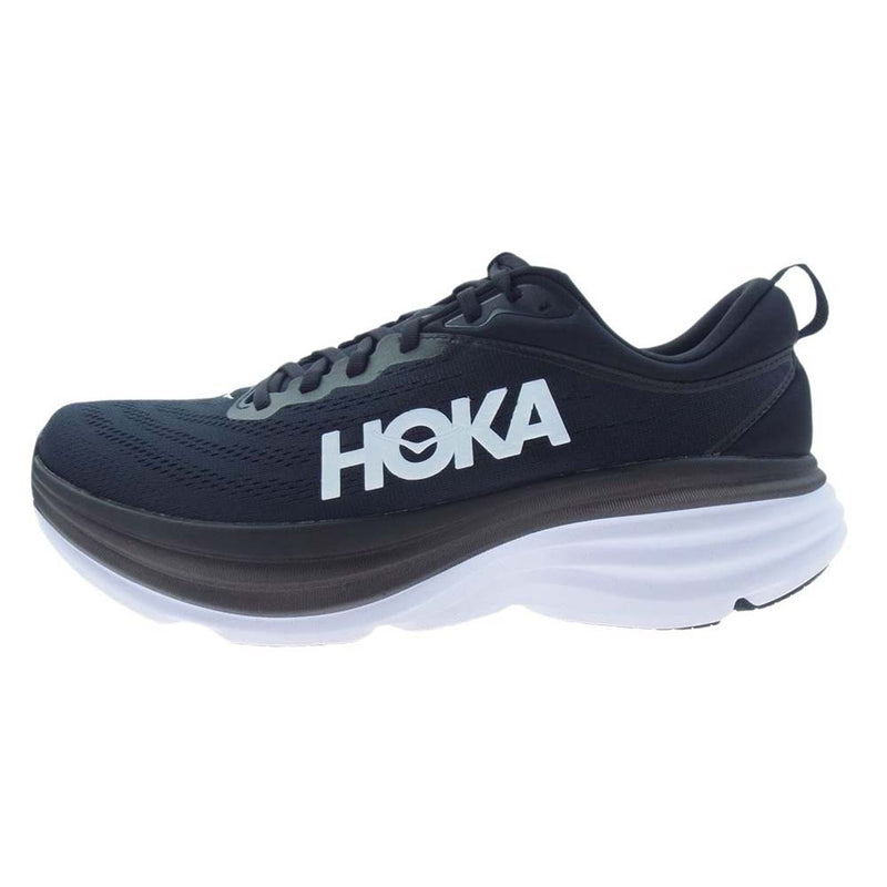 HOKA ONE ONE ホカ オネオネ 1123202 BONDI 8 ボンダイ 8 ランニング シューズ スニーカー ブラック系 28cm【極上美品】【中古】