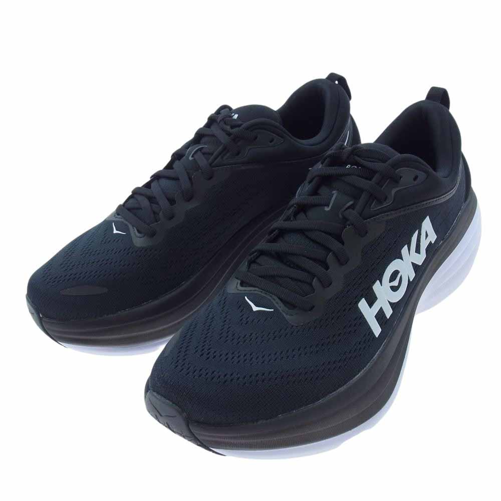 HOKA ONE ONE ホカ オネオネ 1123202 BONDI 8 ボンダイ 8 ランニング シューズ スニーカー ブラック系 28cm【極上美品】【中古】