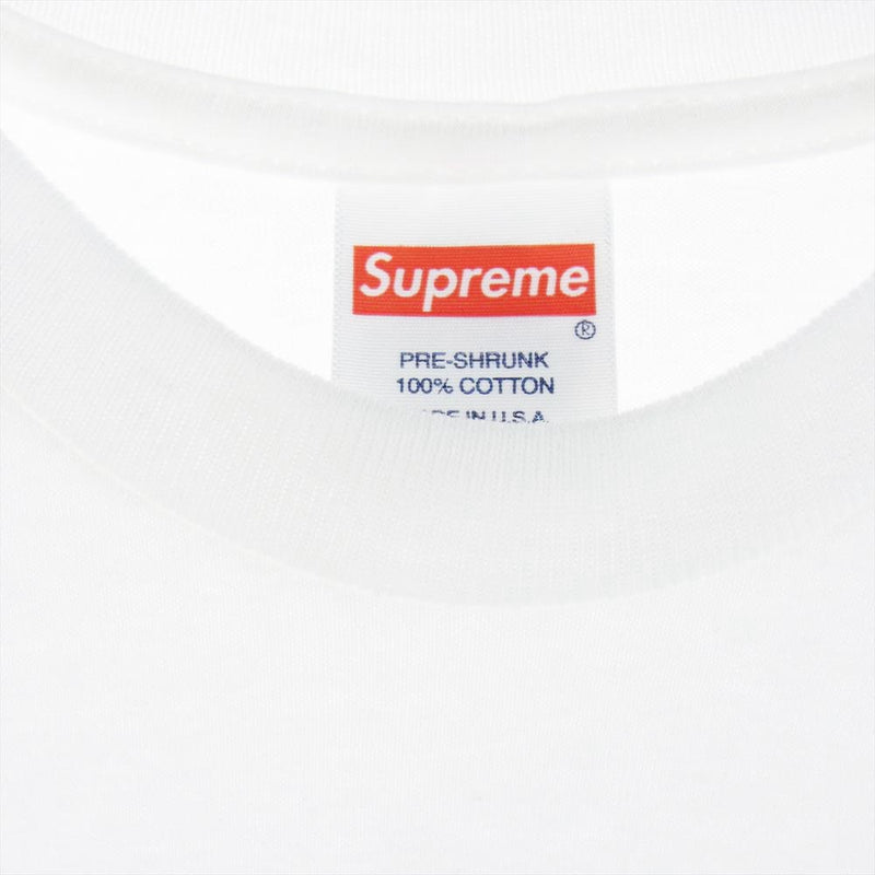 Supreme シュプリーム 22SS × Futura Tee フューチュラ グラフィック プリント 半袖 クルーネック Tシャツ ホワイト系 M【中古】