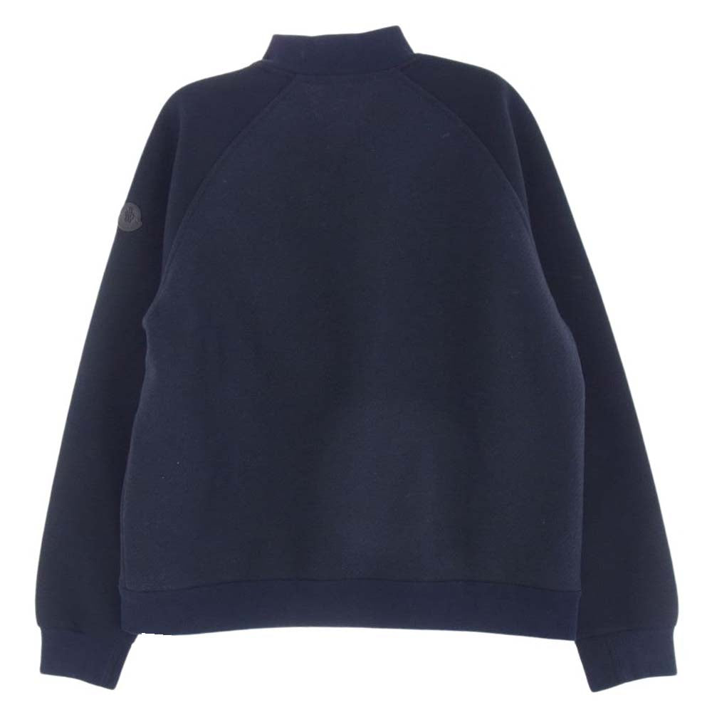 MONCLER モンクレール B2091840330083224 国内正規品 MAGLIA CARDIGAN マグリア カーディガン ブルゾン ジャケット スタジャン ネイビー系 XXL【極上美品】【中古】