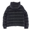 MONCLER モンクレール GEBROULAZ ゲブロウラズ オールレザー ダウン ジャケット  ブラック系 3【美品】【中古】