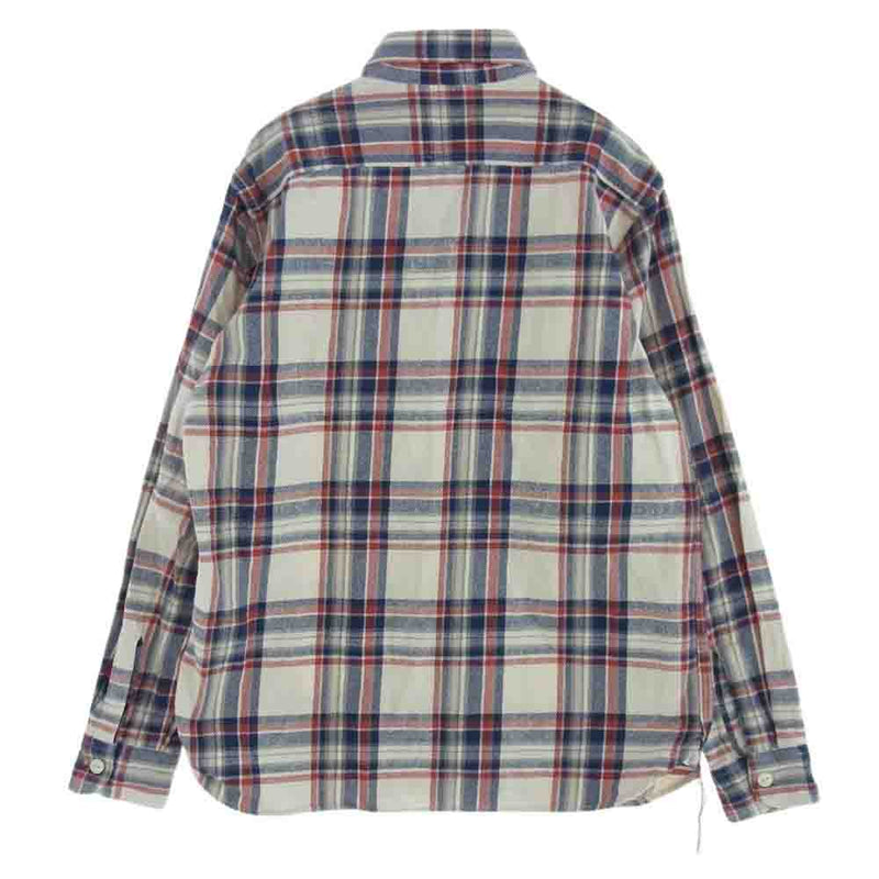 CAT'S PAW キャッツポウ TWILL CHECK WORK SHIR ツイル チェック ワーク 長袖 シャツ マルチカラー系 M【中古】