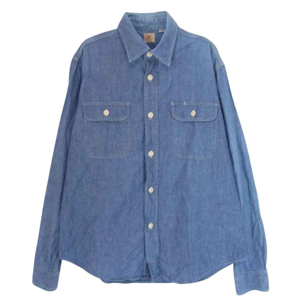 SUGAR CANE シュガーケーン デニム シャンブレー シャツ M【中古】